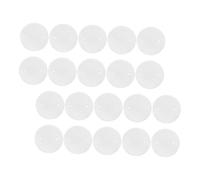 jojofuny Boîte à Encastrer Blanche 20pcs Plaque de Recouvrement Ronde en Pp pour Cache-trou Mural, Couverture Simple et Élégante pour Fils Maisons et Locaux Commerciaux
