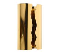 jojofuny Boîte à Mouchoirs en Acier Inoxydable Doré, Porte-mouchoirs Décoratif Nordique Moderne, Boîte Latérale Creuse Pratique pour Table de Chevet et Comptoir