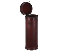 jojofuny Boîte à Vin Cylindrique Vintage en Bois Massif 34X12X12 CM Coffret Présent Décoratif pour Bouteilles Rangement Sécurisé pour Mariage et Fêtes de Noël Porte-Bouteilles Rétro
