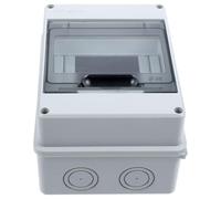 jojofuny Boîte de Distribution Électrique Voies Étanche avec Fenêtre Transparente Protection Eau pour Usage Extérieur Installation Facile et Design Moderne pour Maison et Commerce