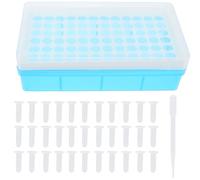 jojofuny Boîte de Rangement Bleue en Plastique Set Complet Outil D'incubation Pratique avec Pipette de Collecte, Facile à Nettoyer pour Œufs de Crevettes pour Aquarium