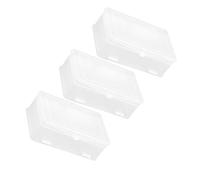 jojofuny Boîte de Rangement Double Couche pour Outils de Manucure Grosse Capacité 3 Compartiments en Plastique Robuste Organisateur Portable pour Vernis à Ongles et Accessoires Nail