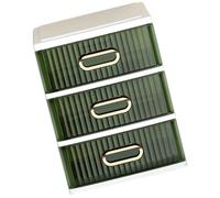 jojofuny Boîte de Rangement Plastique à Tiroirs 3 Niveaux 17 CM de Large Organisateur de Bureau Multifonction pour Maquillage et Accessoires Rangement Pratique pour Bureau et Salle de