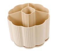 jojofuny Boîte De Rangement pour Stylo Titulaire Organisateur De Maquillage Tournant Caddie Filage Organisateur De Maquillage Porte-Pinceau Rose Pinceau De Blanche Acrylique