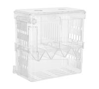 jojofuny Boîte D'éclosion pour Aquarium en Plastique avec Séparation, Supportant Plusieurs Fonctions, pour Crevettes et Œufs de Poisson
