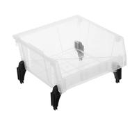 jojofuny Boîtes en Plastique Petit Coffret De Rangement pour Outils Petit Organiseur D'Outils Organiseur De Petites Pièces Bac À Pièces Transparent Bacs De Rangement en Plastique