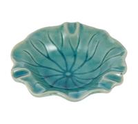 jojofuny Bol à Huiles Essentielles en Céramique Bleu Plateau Stable pour Diffuseur D’Arômes Récipient Polyvalent pour Salon de Beauté Maison et Hôtel Surface Lisse sans Aspérités