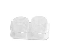 jojofuny Bol Alimentation Reptile Petit avec Bols sans Aimant Distributeur Pratique pour Tortue Lézard Grenouille Terrapin Outil Alimentation Facile à Nettoyer et Installer