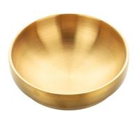 jojofuny Bol Décoratif en Acier Inoxydable 19 CM Doré Bol à Clés Multifonction pour Entrée et Rangement Bijoux Vide-Poches Élégant pour Décoration Intérieure et Table Basse