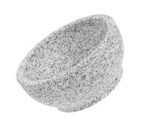 jojofuny Bol en Pierre Coréen pour Bibimbap 14 CM Cocotte en Granit Naturel Cuisson et Service Bol Profond Anti-Débordement Restaurants Cuisine Coréenne Traditionnelle