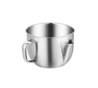 jojofuny Bol Séparateur d'Huile Graisse en Acier Inoxydable 304 Bol Filtrant sans Couvercle Récipient la Cuisine Poignée Filtre Soupe et Huile pour Maison et Restaurant Accessoire