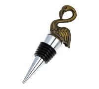 jojofuny Bouchon de Bouteille de Vin à Motif Flamant Rose en Alliage Cuivre Vert Bouchons de Vin Décoratifs Hermétiques Fermeture Anti-Fuites Accessoire pour Conservation et Dégustation