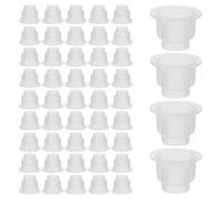 jojofuny Bouchons D’Aromathérapie Transparents 28 MM Trou 200 Pièces pour Flacons Diffuseurs D’Huiles Essentielles Remplacement pour Diffuseur de Parfum Voiture Bureau et Maison