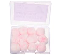 jojofuny Bouchons d'oreilles pour dormir 12pcs, réduction du bruit légère en paraffine, adaptés pour environnement bruyant à la maison