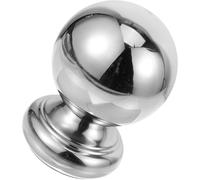 jojofuny Boule d Escalier en Acier Inoxydable Argentée, Design Épaissi et Creux, Boule de Rambarde Sphérique Moderne pour Main Courante de Bâtiment et Couloirs de Secours
