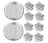 jojofuny Bouton De Commande Chauffe-eau à Gaz 10 Pièces Plastique Blanc Remplacement Réglage Température Compatible Cuisinière Gaz Usage Sécurité Hiver Été