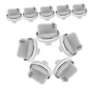 jojofuny Boutons de Commande pour Chauffe-eau à Gaz Blanc en Plastique, Remplacement du Bouton de Cadran, Réglage Température de L'eau, Accessoires pour Chauffe-eau, Lot de 10 Pièces,