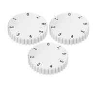 jojofuny Boutons de Thermostat pour Réfrigérateur Lot de 3 Pièces en Plastique Blanc Faciles à Installer pour Maintenance à Domicile