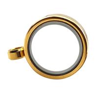 jojofuny Breloque Pendentif Photo Double Face Inoxydable Ouvert Pour DIY Cadre Photo Portable Pour Souvenirs Personnels