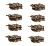 jojofuny Breloques Rétro en Alliage Ancien 10 Pcs pour Fabrication de Bijoux, Pendentifs Collier et Bracelet Unisexe, Couleur Bronze Antique, DIY Bijoux Créatifs, Présents Fête Noël et Anniversaires