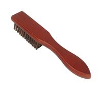 jojofuny Brosse à Barbe pour Hommes Vintage Poils en Nylon Souple Manche Ergonomique Léger Brosse Multifonction pour Coiffure et Élimination des Cheveux sur Nuque Accessoires de