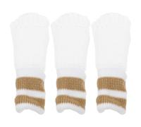 jojofuny Brosse à Dents Soin Dentaire des Animaux de Compagnie 3 Pièces en Nylon Blanc pour Chien Protège la Mauvaise Haleine et Élimine la Saleté