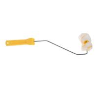 jojofuny Brosse de Nettoyage pour Tube Poignée Confortable et 4 Roues, Brosse Peinture en Polyester et Fer pour Meubles et Tuyaux, 1 PC Jaune