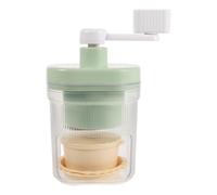 jojofuny Broyeur à Glace Manuel Portable pour Boissons Machine à Glace Pilée avec 1 Bol Congélation et 2 Bacs Récolte Outil Manuel de Broyage Maison Pique-niques et Fêtes