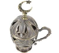 jojofuny Brûleur d'arômes Vintage Bol avec Motifs Ajourés Support Décoratif Élégant pour Méditation et Décoration Intérieure Accessoire Chic pour Salon et Bureau