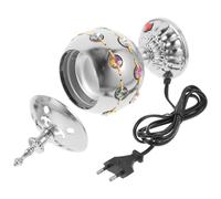 jojofuny Brûleur de Parfum Électrique en Métal Argenté de Style Arabe Poêle à Parfum Aromatique Compact Ornement Rétro pour Diffusion d'Arômes Adapté Secteur Ac220 Usage Intérieur