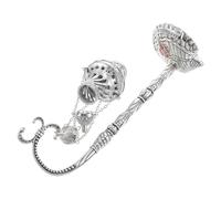 jojofuny Brûleur de Parfum Suspendu de Croix Moyen Brûleur de Parfum Conique à Charbon pour Cérémonie Décoration d'Aromathérapie Vintage pour Noël Accessoire Religieux et Décoratif pour