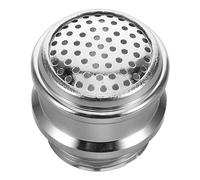 jojofuny Buse de Lampe à Vapeur Tête de Lampe à Pétrole en Acier Inoxydable Argenté Accessoire Léger Usage Domestique et Camping