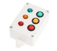 jojofuny Busy Board Montessori Couleurs Lumière Jeu Sensoriel pour Tout-Petits Interrupteur DIY Éducatif sans Pile Apprentissage pour Développement Cognitif et Motricité Fine