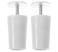 jojofuny Butée de Rideau Blanche pour Volets Roulants 2 Pièces en Plastique Léger Résistant à L’Usure Accessoires de Fixation pour Réparation et Entretien de Stores Fenêtres