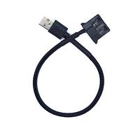 jojofuny Câble Adaptateur Noir vers USB pour Ventilateur Dordinateur 5 V USB 20 A Mâle vers Connecteur De Ventilateur