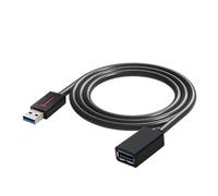 jojofuny Câble D'extension USB 3.0 Type A Mâle vers A Femelle pour Clé USB Clavier Souris Disque Dur Imprimante Transfert de Données Rapide Noir