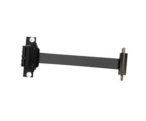 jojofuny Câble Extension Pci-e pour Carte Graphique et Réseau Nappe Pcie Haute Vitesse Adaptateur de Port Informatique
