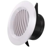 jojofuny Cache Aération Réglable Abs pour Ventilation Murale Intérieure Sortie Air pour Climatisation et Sèche-linge Protection Oiseaux et Nuisibles Installation Facile