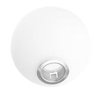 jojofuny Cache Ampoule en Verre Blanc, Globe Lampe Verre Forme Boule pour Lustre et Appliques Murales, Abat-jour de Rechange, la Cuisine Bar