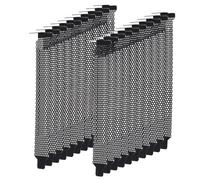 jojofuny Cache De L'emplacement Pci en Maille Métallique pour Boîtier Pc, Lot de 20 Pièces, Ventilation Et Protection La Poussière, Compatible Boîtiers Matx Et ATX, Couleur Noire