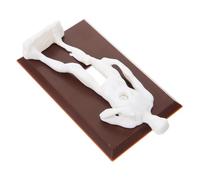 jojofuny Cache Plaque Murale Décoratif Statue Homme Plaque Électrique Plastique Installation Facile par Vis Décoration Originale pour Intérieur Modèle Marron Simple et Créatif