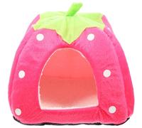 jojofuny Cachette pour Hamster Nid Douillet en Tissu Chaleureux Accessoire de Cage Adapté aux Cobayes et Furets Usage Prolongé