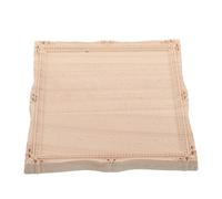 jojofuny Cadre de Miroir Mural Sculpté en Bois Européen Style Vintage Non Peint Cadre Décoratif en Bois Naturel Dimensions Personnalisables pour Salle de Bain Cheminée et Décoration