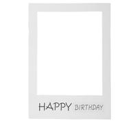 jojofuny Cadre Photo Anniversaire 68X48Cm Découpes Papier Photobooth Accessoires Léger pour Fête d'anniversaire Souvenirs Famille Amis