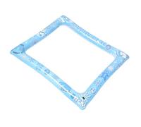 jojofuny Cadre Photo Gonflable Portable en PVC pour Photomaton de Fêtes de Noël et Nouvel an Accessoire pour Portraits Festifs Motifs Flocons de Neige Décoration Légère et Réutilisable