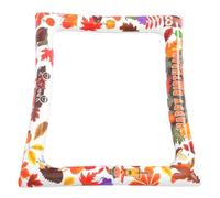jojofuny Cadre Photo Gonflable PVC 75X65 CM pour Thanksgiving et Fêtes D’Automne Accessoire Photo Portable et Léger pour Photomaton Décoration Festive pour Selfie et Récolte
