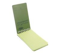 jojofuny Cahier Étanche PVC Camouflage Bloc Notes Spirale Pratique pour Étudiants et Activités de Plein Air Prise de Notes et