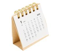 jojofuny Calendrier Mini de Bureau Décoratif Petite Calendrier de Table Pratique pour Organisation et Décoration Intérieur