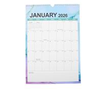 jojofuny Calendrier Mural à Spirale 2025-2026 Calendrier Mensuel avec Compte à Rebours des Fêtes Organiseur Scolaire et Professionnel Simple et Solide Juillet 2025 à Décembre 2026 Édition