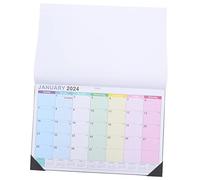 jojofuny Calendrier Mural Format Anglais Suspension Planificateur Mural Pratique pour Famille et Bureau Espace Décriture pour Objectifs et Tâches
